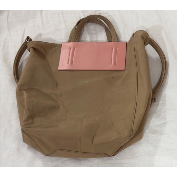 Acne Studios Tan and Pink Tote Bag - Picture 2 of 10